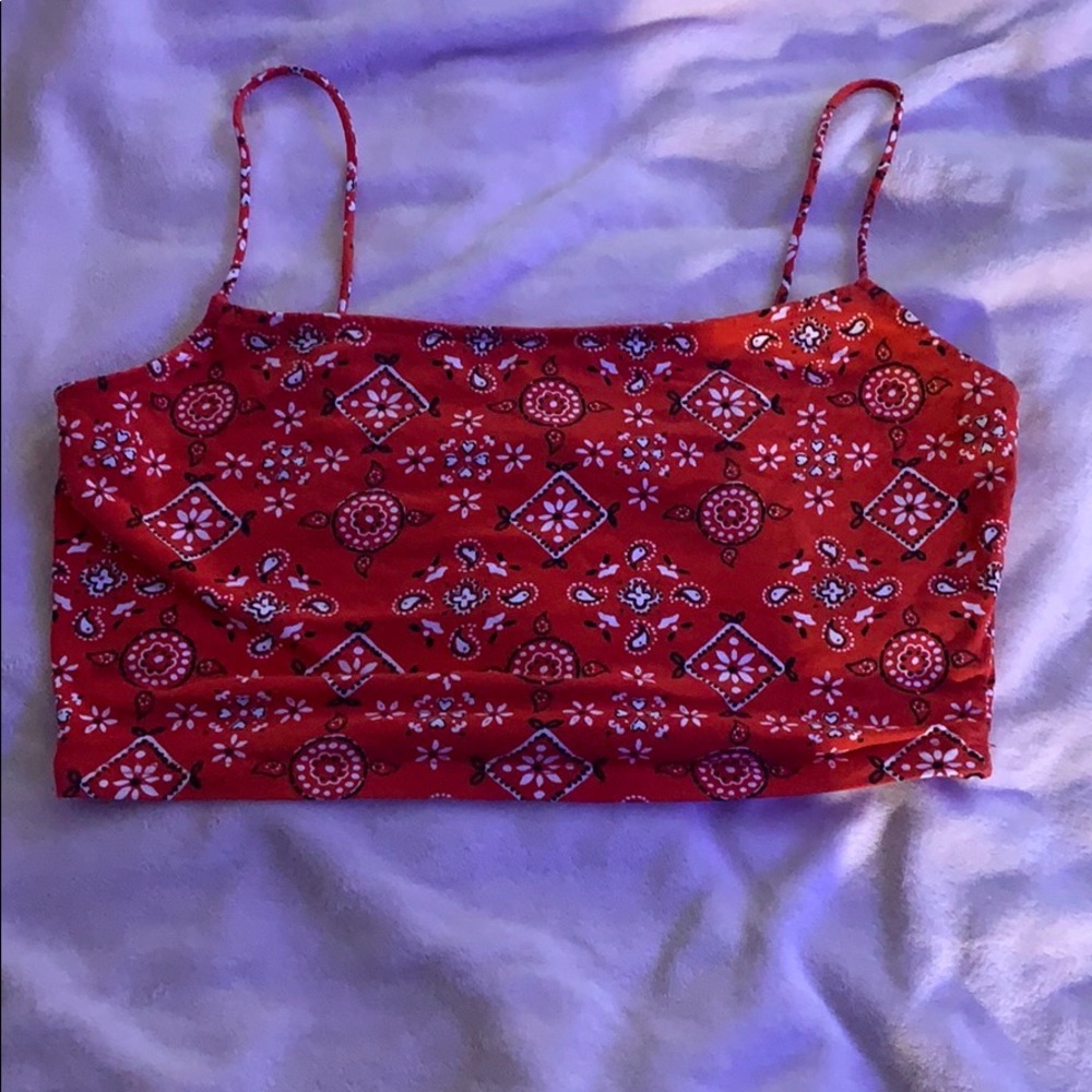 Bandanna style crop top